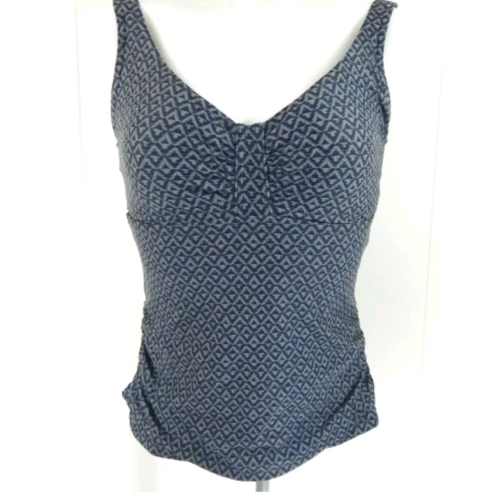Prana Aelyn Underwire Geometric Tankini Swim Top